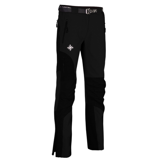 Milo Spodnie softshellowe damskie Uttar Lady black r. L