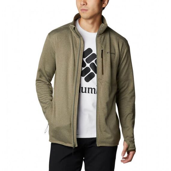 Columbia Bluza męska Park View Fleece Full Zip Stone Green Heather, Kolor: zielony, Waga: 1, Rozmiar: L