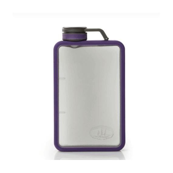 GSI Outdoors - Piersiówka Boulder Flask 6 oz.purple, Kolor: fioletowy, Waga: 1, Pojemność (litry): 0.177