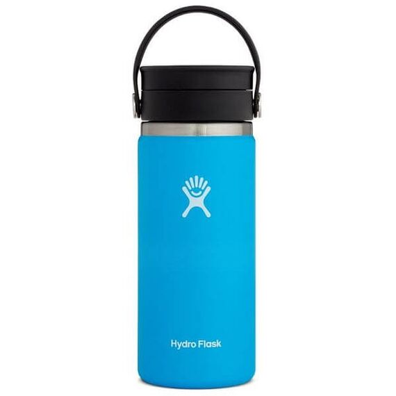 Hydro Flask - Kubek termiczny 473 ml  Wide Mouth Flex Sip Lid Pacific, Kolor: niebieski, Waga: 1, Pojemność (litry): 0.47