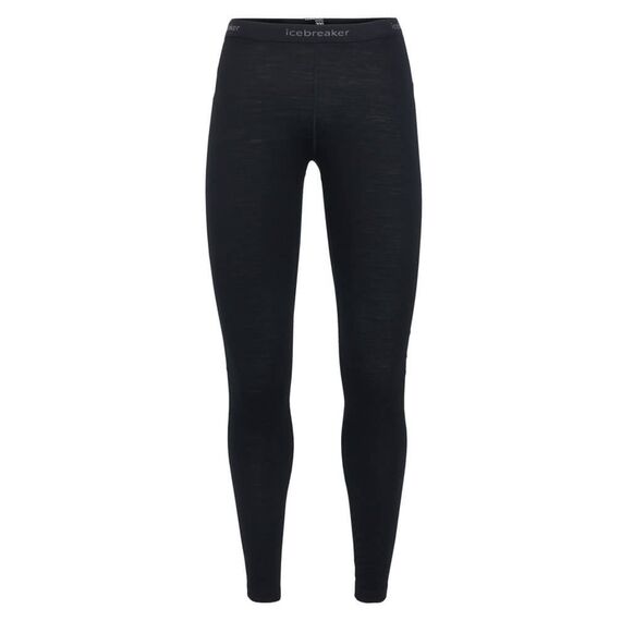 Icebreaker Legginsy damskie merino W 200 Oasis czarne, Kolor: czarny, Waga: 1, Rozmiar: XL