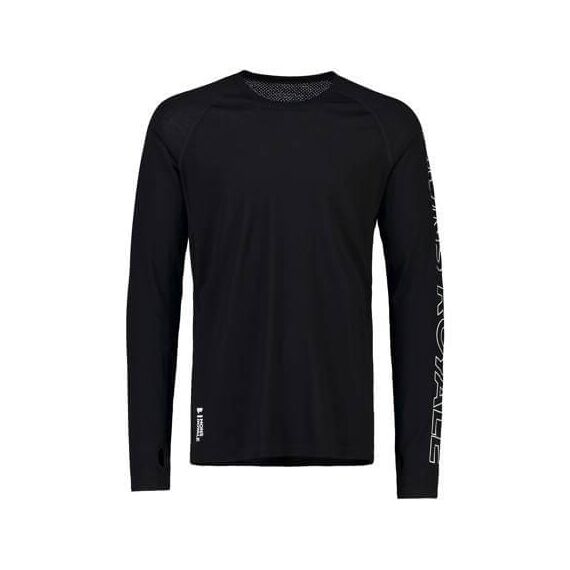 Mons Royale Koszulka męska merino Temple Tech LS czarna, Kolor: czarny, Waga: 1.5, Rozmiar: S