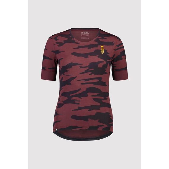 Mons Royale Koszulka rowerowa damska Cadence Tee Chocolate Camo r. M