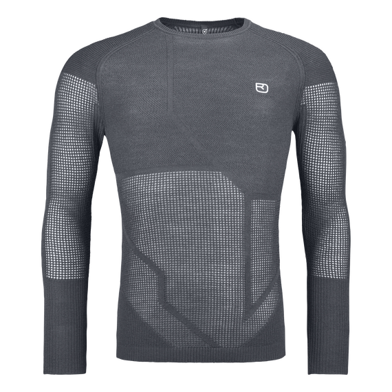 Ortovox Koszulka męska Merino Thermovent szara, Kolor: szary, Waga: 1, Rozmiar: XL