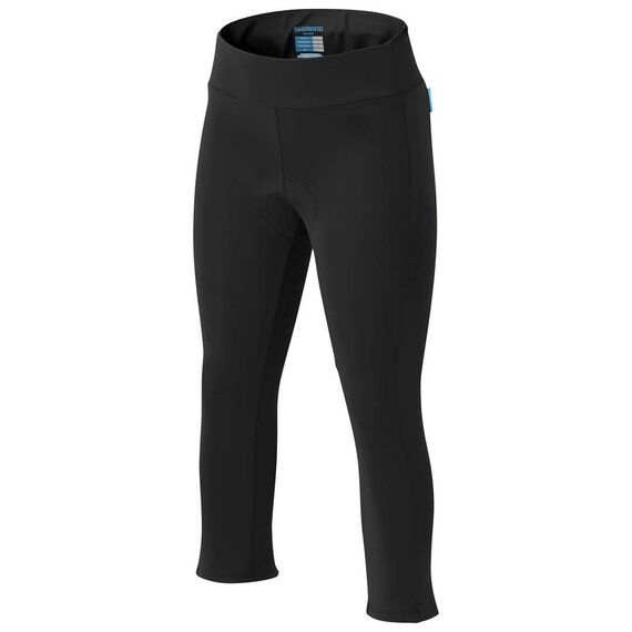 Shimano Legginsy rowerowe damskie 3/4 czarne, Kolor: czarny, Waga: 0.5, Rozmiar: L