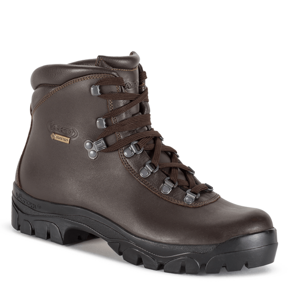 AKU Buty trekkingowe ze skóry licowej Alpen GTX brązowe r. 36