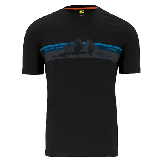 Karpos T-shirt męski Giglio Black, Kolor: czarny, Waga: 1, Rozmiar: S