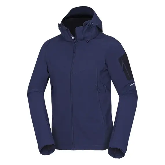 Northfinder Kurtka softshell męska Abner bluenights, Kolor: niebieski, Waga: 2, Rozmiar: M