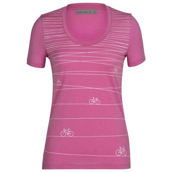 Icebreaker Koszulka damska merino W Tech Lite II SS Scoop Tee Hill Sprint - Cosmic r. XS
