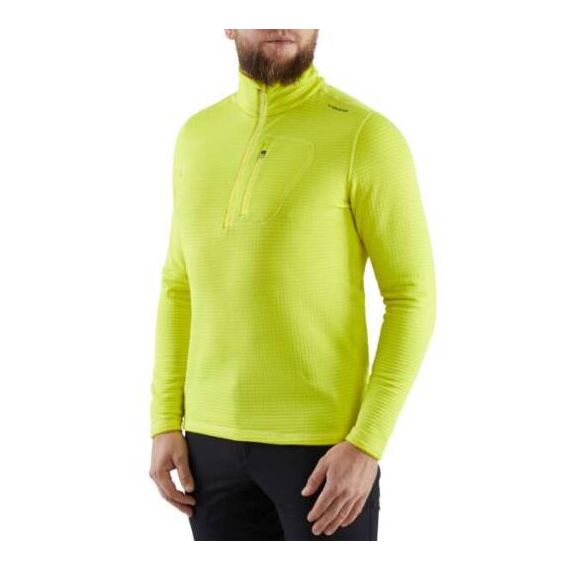 Viking Bluza męska 1/2 Zip Admont Man żółta