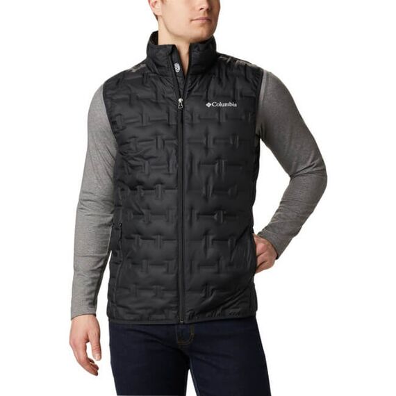 Columbia Kamizelka męska puchowa Delta Ridge Down Vest Black, Kolor: czarny, Waga: 1, Rozmiar: XXL