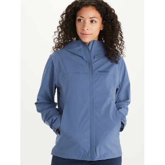 Marmot Kurtka przeciwdeszczowa damska PreCip Pro Jacket niebieska, Kolor: szary, Waga: 0.5, Rozmiar: S