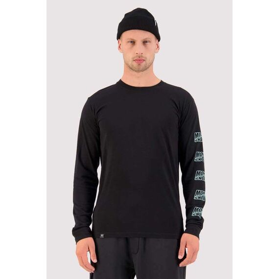 Mons Royale Koszulka męska merino Mens Icon LS 8090 Black, Kolor: czarny, Waga: 0.5, Rozmiar: S