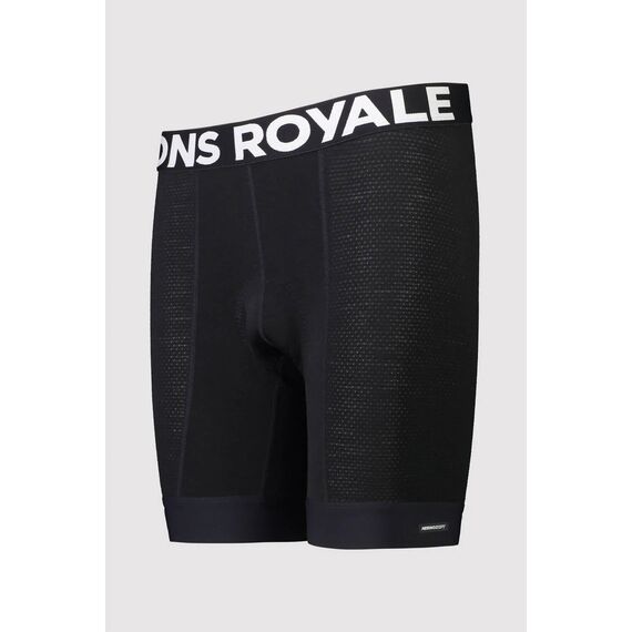 Mons Royale Spodenki wewnętrzne / bokserki rowerowe damskie z wkładką Epic Bike Short Liner czarne r. XS