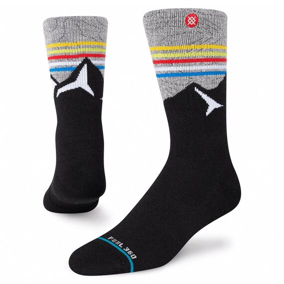 Stance Skarpetki Chin Peak Grey, Kolor: szary, Waga: 0.5, Rozmiar: M (38-42)