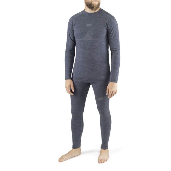 Viking Bielizna termoaktywna męska Lava Man Merino i Primaloft szara XXXL