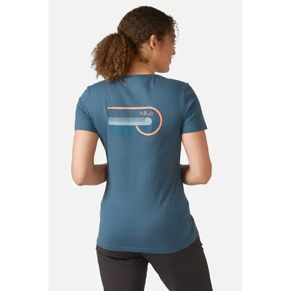 Rab Koszulka damska Stance Cinder Tee Wmns - Orion Blue, Kolor: niebieski, Waga: 1, Rozmiar: S