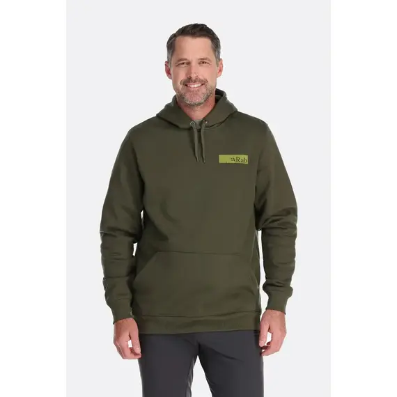 Rab Bluza męska Voyage Hoody Army oliwkowa, Kolor: zielony, Waga: 1, Rozmiar: S
