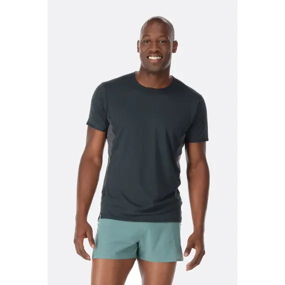 Rab Termoaktywna koszulka męska Sonic Ultra Tee Beluga / Graphene, Waga: 0.5, Rozmiar: M