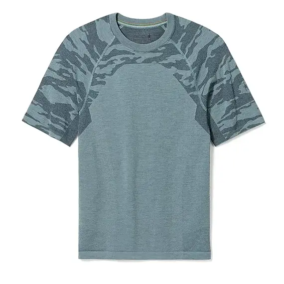 Smartwool Termoaktywna koszulka męska z krótkim rękawem Men's Intraknit Active SS zielona, Kolor: szary, Waga: 0.5, Rozmiar: S