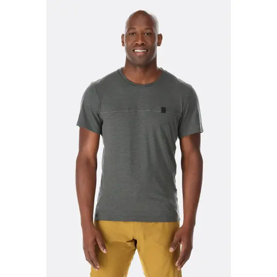 Rab Koszulka męska Lateral Tee Grey Marl r. S