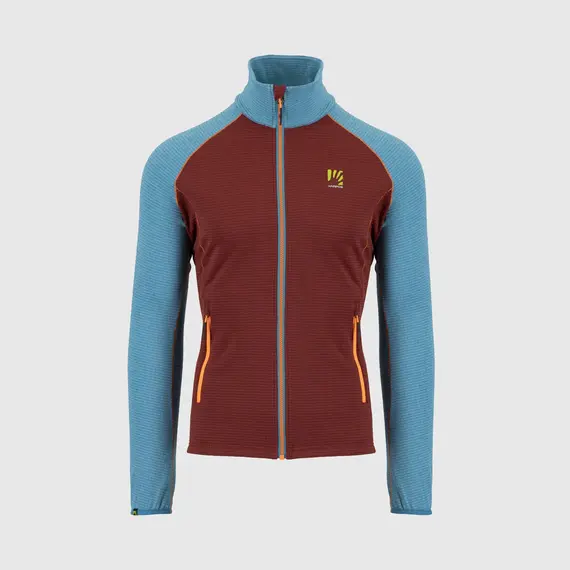 Karpos Bluza męska Ambrizzola Full-Zip czerwona, Waga: 0.5, Rozmiar: L