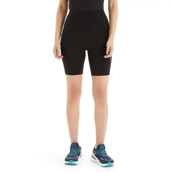 Icebreaker Spodenki damskie W Fastray High Rise Short czarne, Kolor: czarny, Waga: 1, Rozmiar: L