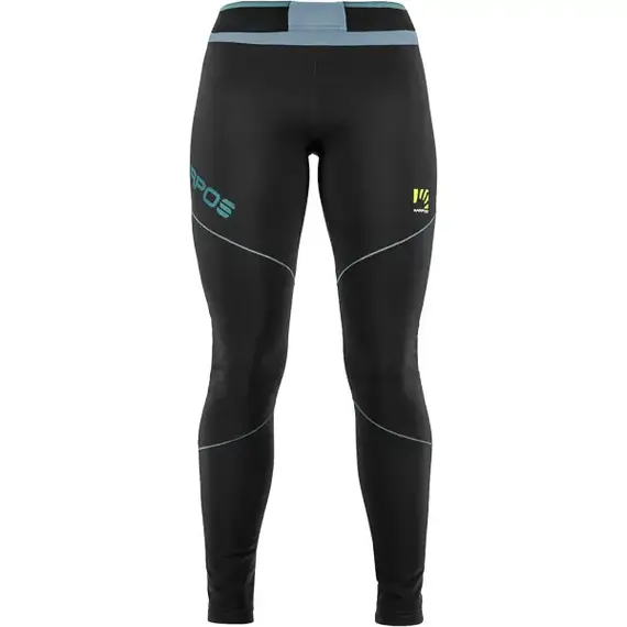 Karpos Legginsy zimowe damskie Lavaredo Plus Winter Tight czarno-niebieskie, Waga: 1, Rozmiar: M