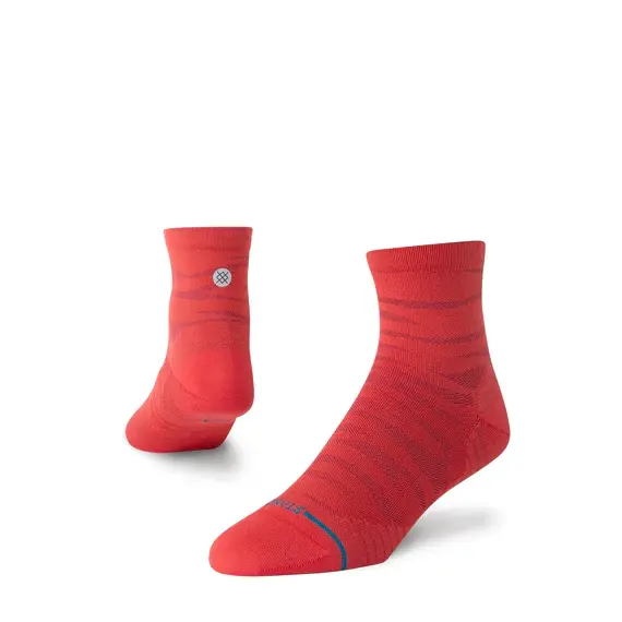 Stance Skarpetki damskie Ridge Quarter czerwone, Waga: 0.5, Rozmiar: M (38-42)