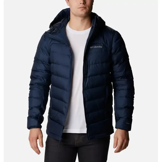 Columbia Kurtka puchowa męska Autumn Park Down Hooded - Collegiate Navy r. M