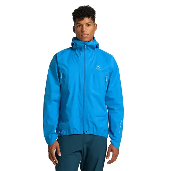Haglöfs Lekka membranowa przeciwdeszczowa kurtka męska L.I.M GTX Jacket Men niebieska r. M