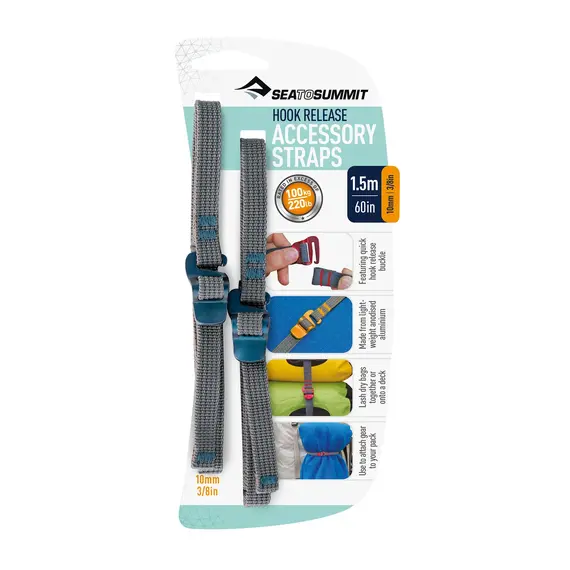 Sea To Summit Pasy z hakami Hook Release Accessory Strap 10mm, Waga: 0.5, Rozmiar: 1.5
