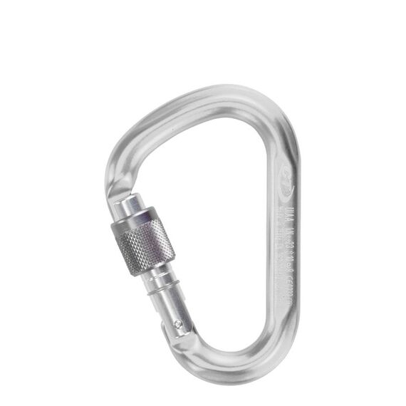Karabinek Climbing Technology Snappy CF SG Screw Gate - Silver