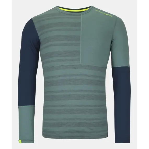 Ortovox Koszulka męska 185 Rock'N'Wool Long Sleeve szary, Kolor: szary, Waga: 0.5, Rozmiar: L