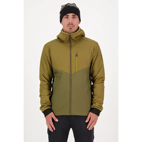 Mons Royale Kurtka męska Arete Wool Insulation Hood zielona, Kolor: zielony, Waga: 1.5, Rozmiar: M