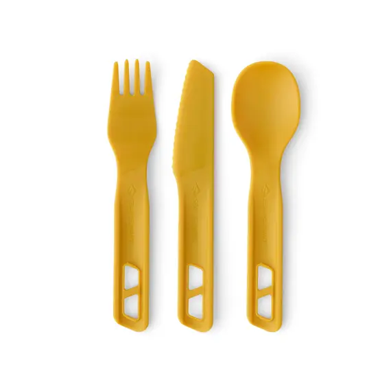 Zestaw sztucców Sea To Summit Passage Cutlery Set - 3pc, Kolor: żółty, Waga: 0.5
