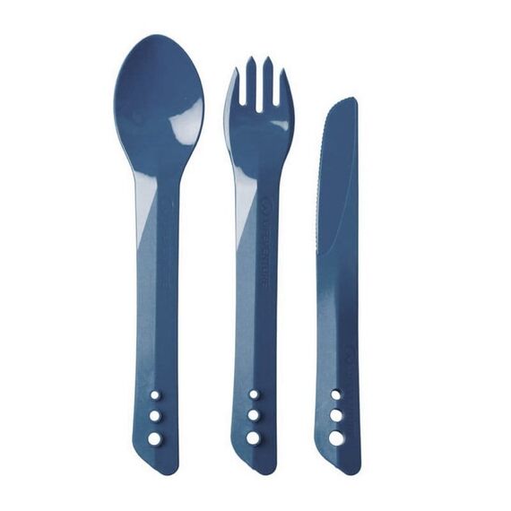Lifeventure zestaw sztućców Ellipse Cutlery Set niebieskie