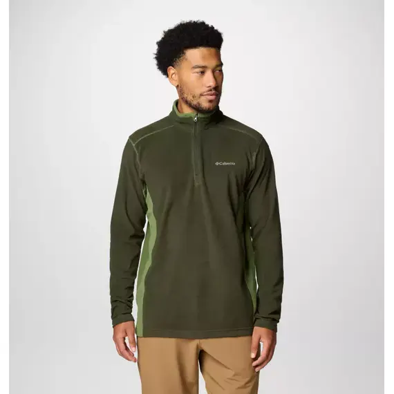 Columbia bluza polarowa męska Klamath Range II Half Zip Greenscape, Kolor: zielony, Waga: 0.5, Rozmiar: XL