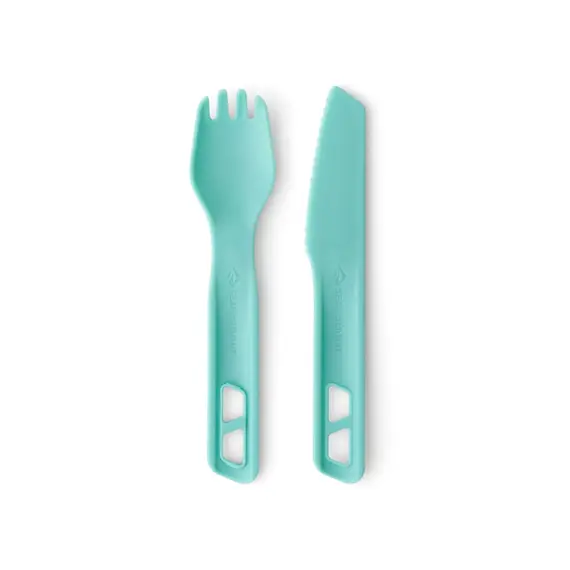 Sea To Summit Zestaw sztucców Passage Cutlery Set 2 szt turkusowe, Kolor: niebieski, Waga: 0.5
