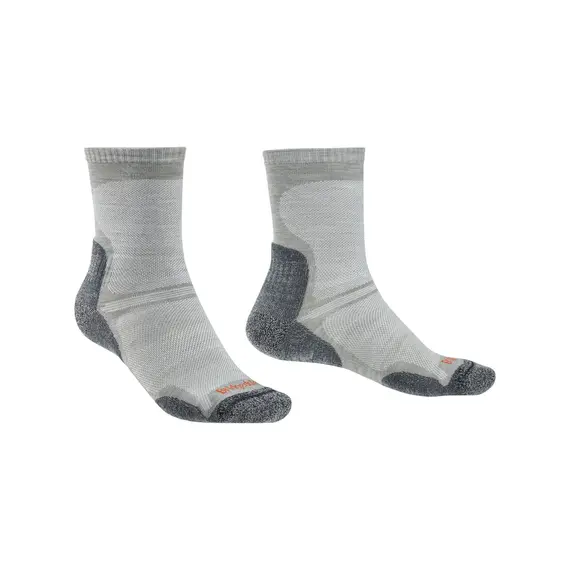 Bridgedale Skarpety męskie Hike ultralight T2 crew merino performance szare, Kolor: szary, Waga: 1, Rozmiar: M (40-43)