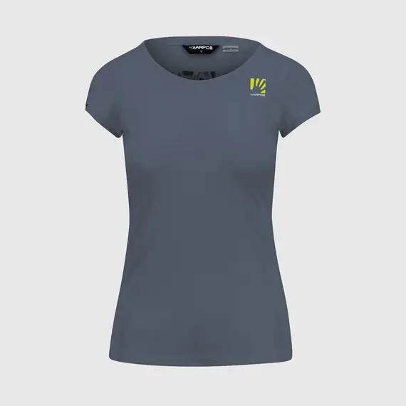 Karpos T-shirt damski Loma W Jersey szaroniebieski, Kolor: szary, Waga: 0, Rozmiar: M