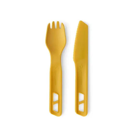 Sea To Summit Zestaw sztucców Passage Cutlery Set 2 szt żółte, Kolor: żółty, Waga: 0.5