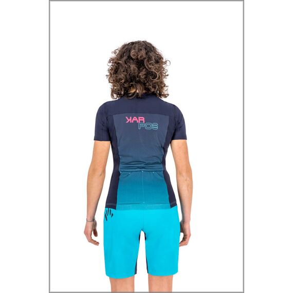 Karpos Koszulka rowerowa damska VERVE EVO W JERSEY niebieska r. S, 3 zdjęcie