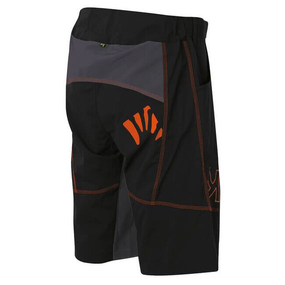 Karpos Spodenki męskie MTB Ballistic Evo Short black/dark grey/orange fluo r. M, 2 zdjęcie