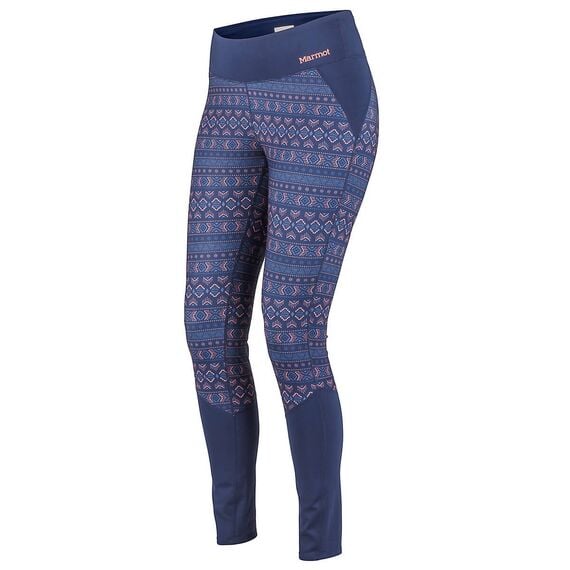 Marmot  Legginsy damskie Heavyweight Nicole Tight Arctic Navy / Yucatan r. S, 2 zdjęcie