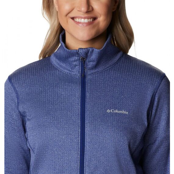 Columbia Bluza damska Park View Fleece Full Zip Grid Fleece Dark niebieska, Kolor: niebieski, Waga: 1, Rozmiar: S, 5 zdjęcie