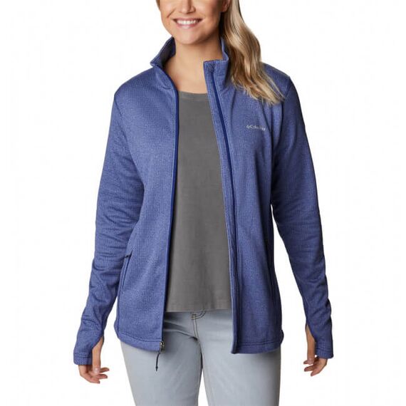 Columbia Bluza damska Park View Fleece Full Zip Grid Fleece Dark niebieska, Kolor: niebieski, Waga: 1, Rozmiar: S, 4 zdjęcie