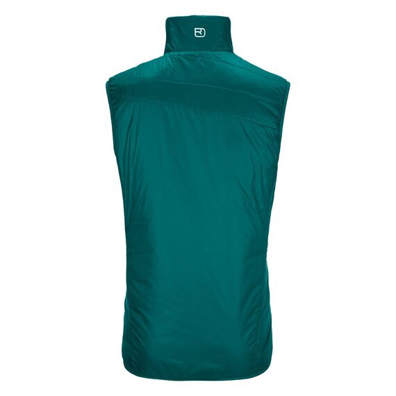 Ortovox Kamizelka męska Swisswool PIZ CARTAS VEST turkusowa, Kolor: zielony, Waga: 2, Rozmiar: L, 2 zdjęcie