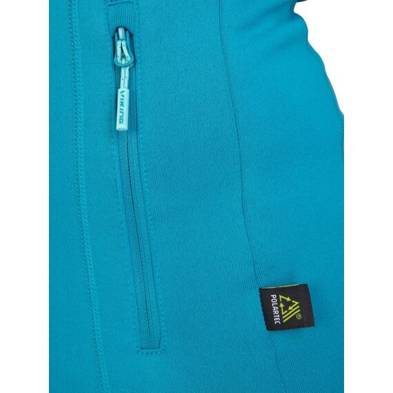 Viking Bluza damska Jukon Hoodie Lady Polartec Power Stretch turkusowa r.  XL, 2 zdjęcie