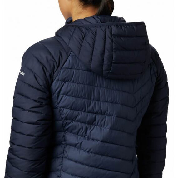 Columbia Kurtka damska Powder Lite™ Hooded Jacket granatowa, Kolor: czarny, Waga: 1, Rozmiar: M, 3 zdjęcie